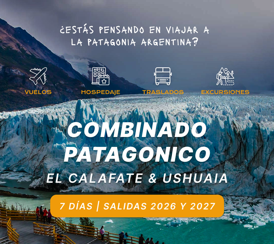 Carrusel de una agencia de turismo: paquetes a la Patagonia